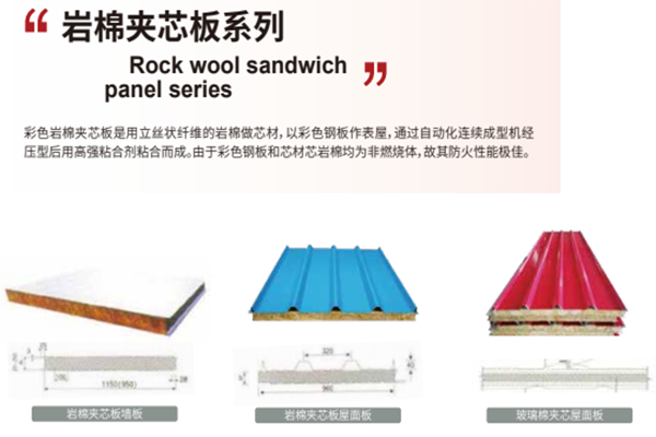 巖棉夾芯板系列